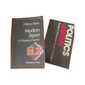 Japanese history Pair of books Japanese history culture